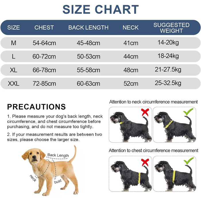 Водонепроникний теплий зимовий одяг для собак, вітронепроникний костюм для собак середніх та великих порід, одяг для собак з отвором для шлейки – сірий (XL)