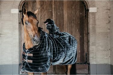 Кінська попона Kentucky Horsewear з штучного хутра, 140 см, сіра