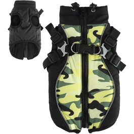 Водонепроникний теплий зимовий одяг для собак - для малих, середніх та великих тварин. Ідеально для прогулянок, тренувань та щоденного використання.