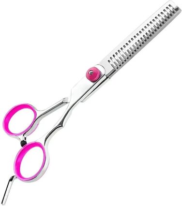 Професійна ножиця для грумінгу собак, 6.5 дюймів, набір з нержавіючої сталі 4 в 1 (витончення, пряма, вигнута)