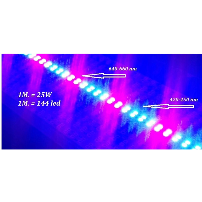 LED-освітлення для акваріума 120 см, трубка — морське