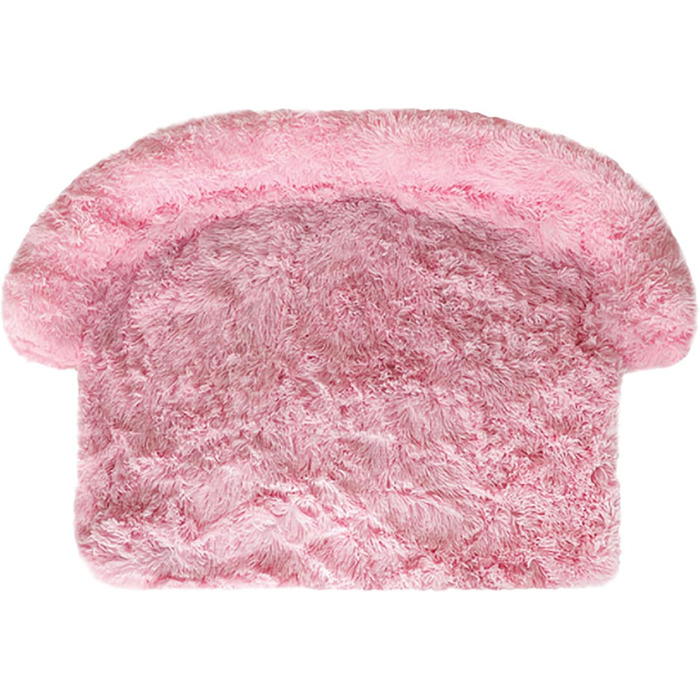 Кругле ліжко для собак та котів Batuffolo, рожеве, 76x76x13 см | Водонепроникне, з неслизькою основою, можна прати