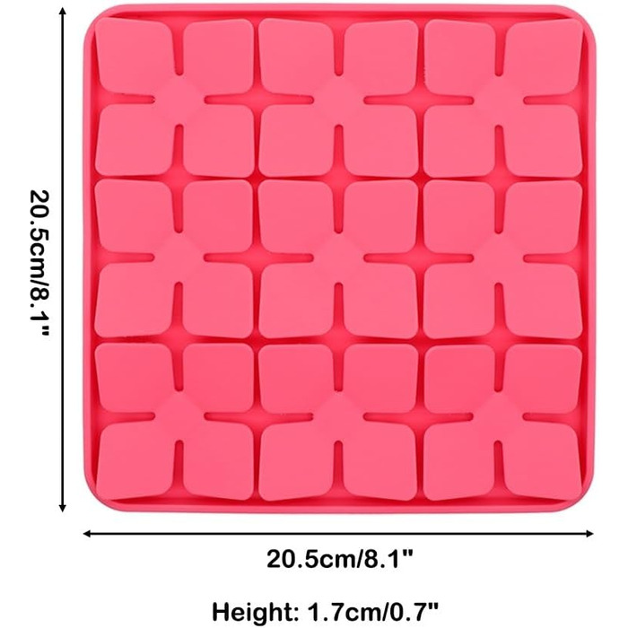 Мапа для повільного годування собак та котів, силіконова головоломка з присосками, рожевого кольору