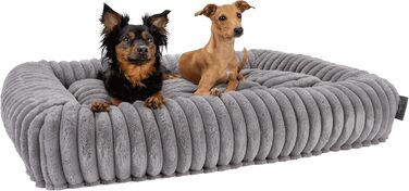 TrendPet Бісквітне ліжко для собак (Сірий, L)