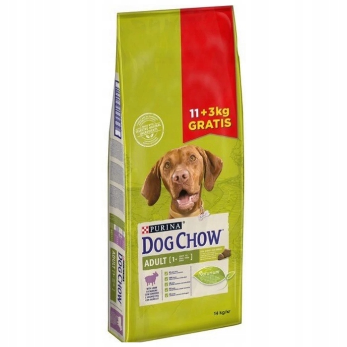 Сухий корм для собак Purina Dog Chow Adult з ягнятиною, 14 кг