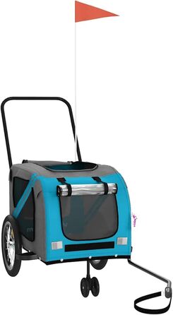 Фармінге для собак Gecheer: міцний та комфортний причіп з оксфордської тканини, блакитно-сірий