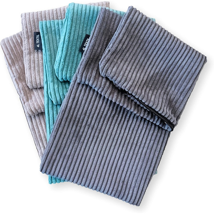 Лежак для собак 4L Textil ZOE, великий, знімний чохол, 120x100 см, смугастий, праний, матрац для великих собак