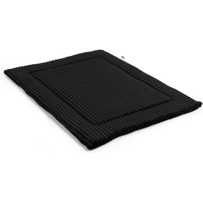 Килимок для собак середніх порід Wallace & Jones Cardi, 90x70 см, чорний, з м'якої тканини