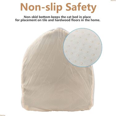 Кішка ліжко для дому з іграшкою, лежанка для собак, будиночок для кошенят, знімний м'який подушкою, супер м'яка