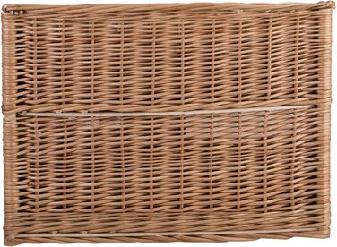 Кішка Будинок Прямокутна з Плетеного Лози, Двоярусний Корз для Кота з Подушкою та Вікном (Чорний, Натуральний)