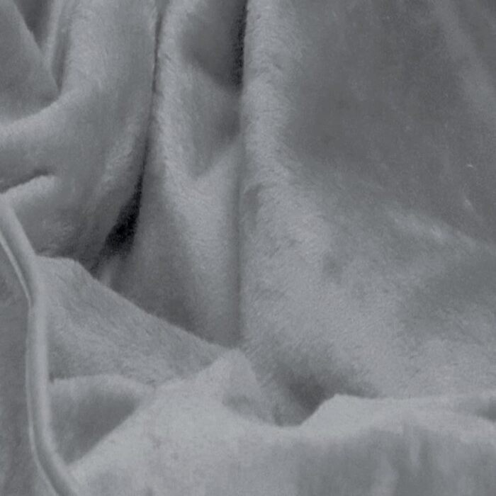 Tierlando® Деко для собак Lilly: м'який, плюшевий, 100x75 см (Сріблясто-сірий)