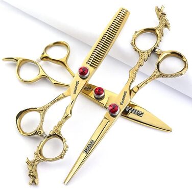 SHARONDS Професійний набір ножиць для волосся 6 дюймів (3 шт.) з японської сталі 440C