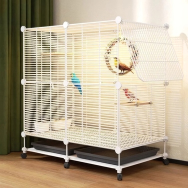 Клітка NUXIE 90 x 37 x 75 см, біла