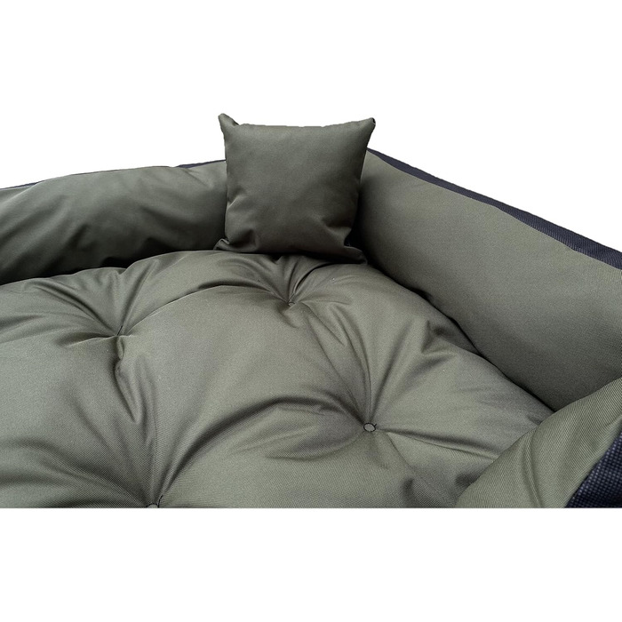 Лежанка для собак Dogs4Life XXL: водовідштовхувальна, для вулиці, 75x65 см, зелена