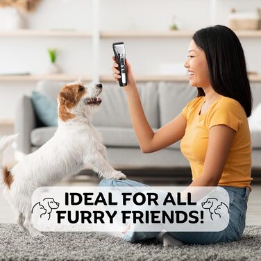 Професійний собачий триммер BarberBoss QR-9086 для густого волосся: набір для догляду за собаками та котами, бездротовий, тихий