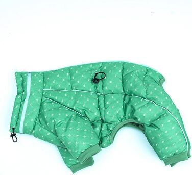 Зимовий теплий накид для собак з отвором для повірця, вітрозахисний, для маленьких, середніх та великих собак (C804, жовтий, L)