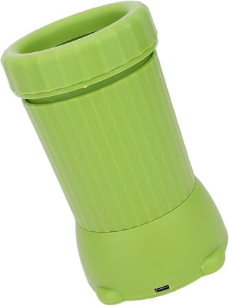 Автоматична мийка для лап тварин з присосками. Мийка для лап собак всіх розмірів (зелена)