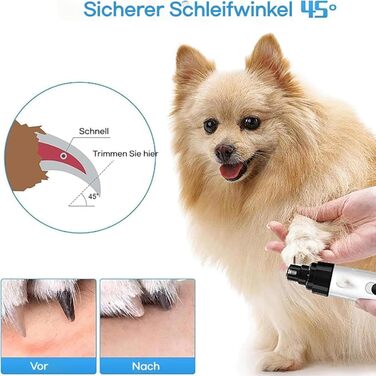 Професійний триммер для собак Ortho Trimmer Pro - безпечне підрізання кігтів без вібрації (основний блок + 2 насадки)