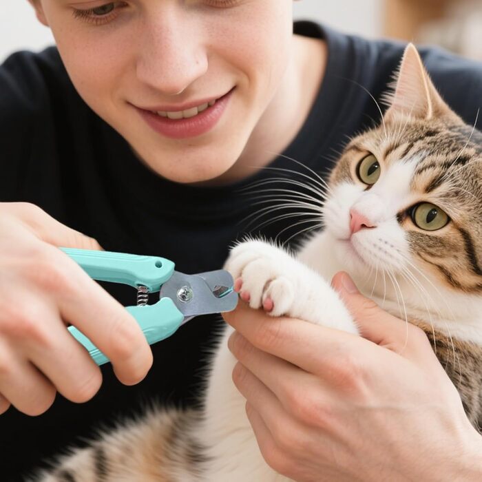 Електричний триммер для собак Krallenschneider - набір для догляду за кігтями з LED-підсвічуванням (світло-зелений)