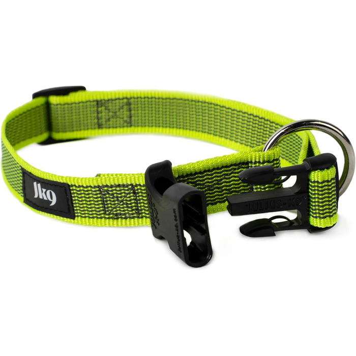 Нашийник Julius K9 200HA-K-2015 серії Color & Gray, чорно-сірий, регульований, 50 мм, 49-70 см (без ручки)