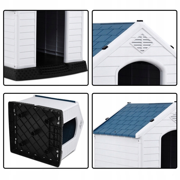 Будка для собак Costway, вуличний будинок для собак, 79 см x 88 см x 82 см