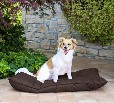 Елегантна подушка для собак Maxy, коричнева, 60x100 см