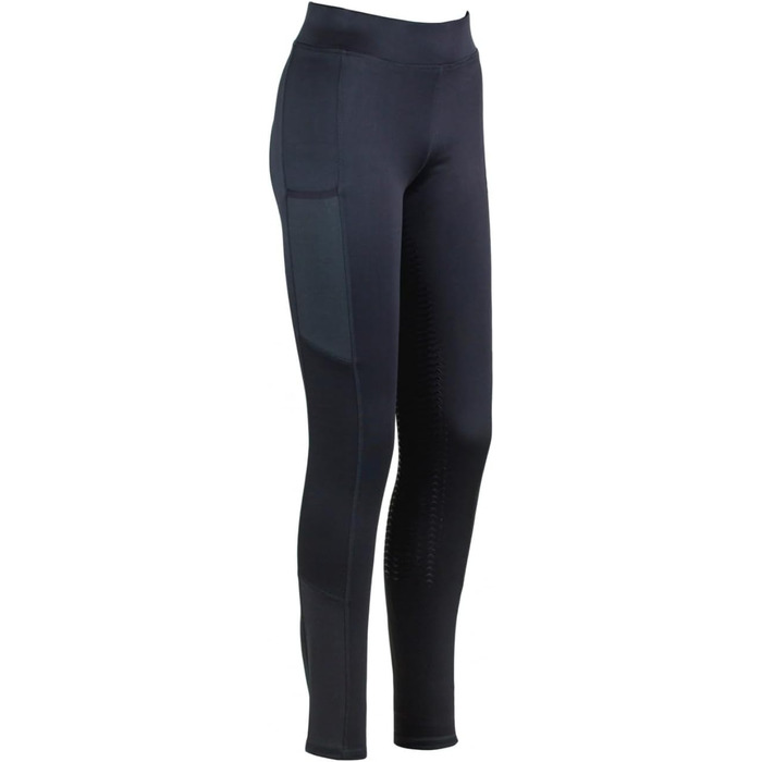 Лазура - Ріддінгінси для жінок та дівчаток Емілія | Повний силіконовий покрив | Ріддінгінси з двома кишенями для телефону | Доступні у п'яти кольорах | Розміри 116-176 та 34-46 (116, Чорний)