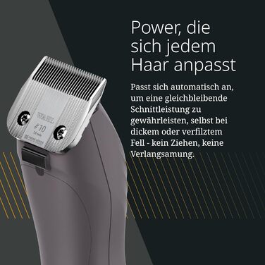 Машинка для стрижки тварин Wahl KM10+ Animal Clipper - Професійна, легка, тиха, для котів, собак, домашніх тварин, фіолетова