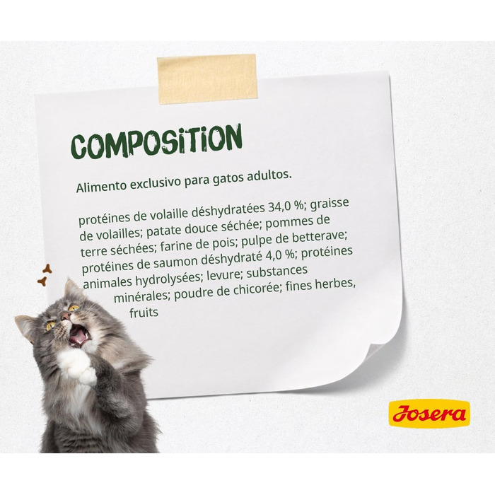 Сухий корм для котів JOSERA NatureCat з лососем та птицею, 10 кг (набір 2х5 кг)