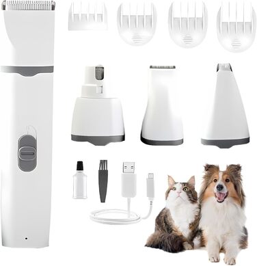 Триммер для собак 4-в-1: догляд за шерстю, стрижка, грумінг