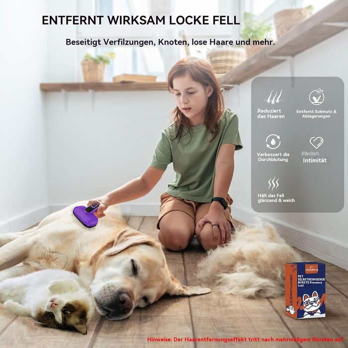 Набір для догляду за собаками (5 шт.) – щітка для вичісування линяючої шерсті (коротко- та довгошерстих собак та котів). Видаляє відмерле волосся та запобігає утворенню ковтунів. Колір: блакитний.