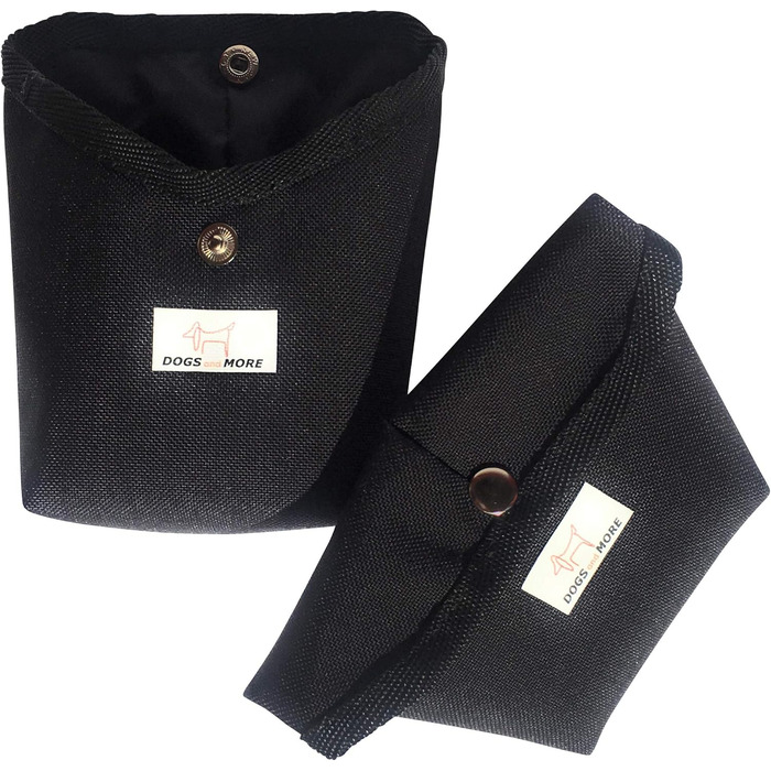 Сумка для ласощів/корму ручної роботи (Чорний) - німецька якість