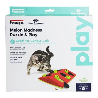 Інтерактивна головоломка для котів Nina Ottosson Cat Puzzle Play — Melon Madness