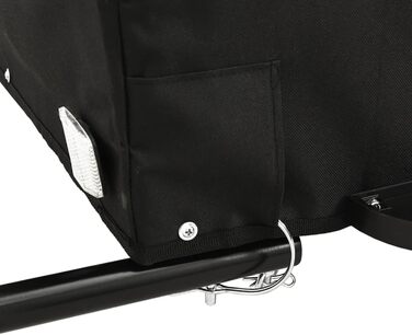 Причіп для велосипеда Gecheer: вантажний, для собак, чорний, 137x68x59 см