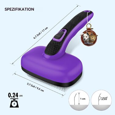 Набір для догляду за собаками (5 шт.) – щітка для вичісування линяючої шерсті (коротко- та довгошерстих собак та котів). Видаляє відмерле волосся та запобігає утворенню ковтунів. Колір: блакитний.