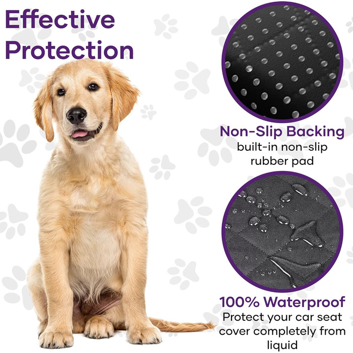 Захист для заднього сидіння та багажника автомобіля - килимок для собак (145 x 147 см, XL)