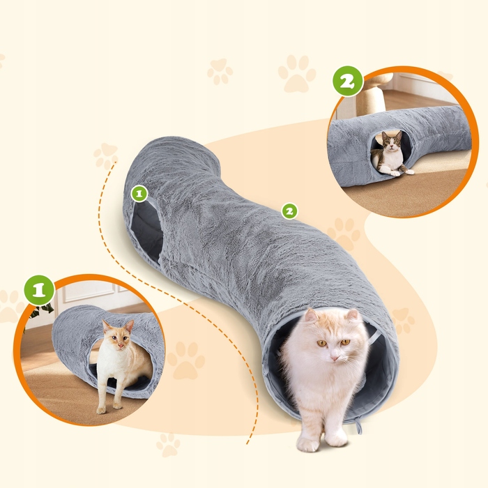 Тунель для котів Nobleza S-подібний, 108 см