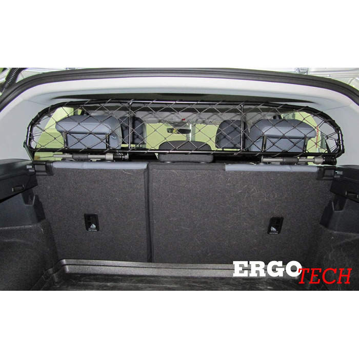 Сітка перегородки для Volkswagen T-Cross ERGOTECH RDA65-HXXS16 - для собак та багажу. Безпечна та комфортна для вашого улюбленця!