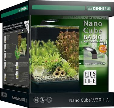 Нано акваріум Dennerle Cube Basic 30 л для рослин і риб