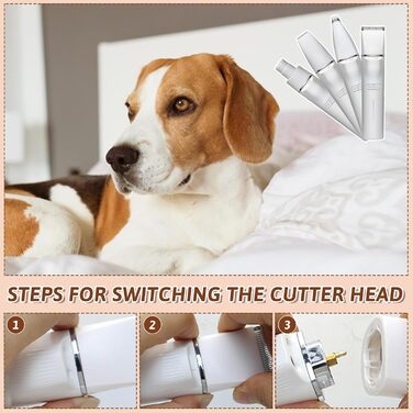 Професійний триммер для собак Paw Trim Pro 5-в-1: стрижка, шліфування кігтів, LED-підсвітка, лазерний цілик