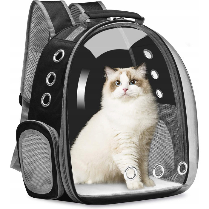 Транспортувальний рюкзак-переноска для котів та собак: ергономіка та безпека для подорожей