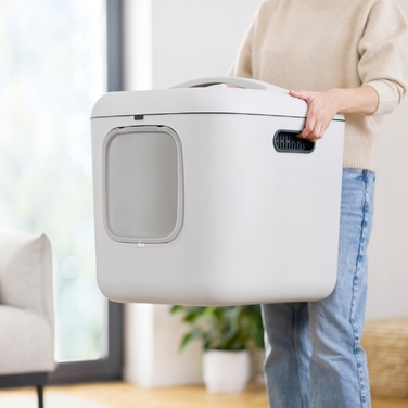 Закритий лоток Rotho XL білий, 61,4 см x 49,9 см x 57,6 см