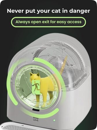 Автоматичний самоочисний лоток для котів TY-PRO, XXL, для 2+ котів, з APP-керуванням