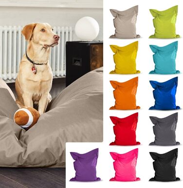 Ліжко для собак середніх та великих порід 140x180 см: подушка, килимок, місце для сну, ліжко для тварин, диван для собак, ліжко для сну, матрац для собак. Бежевий колір.