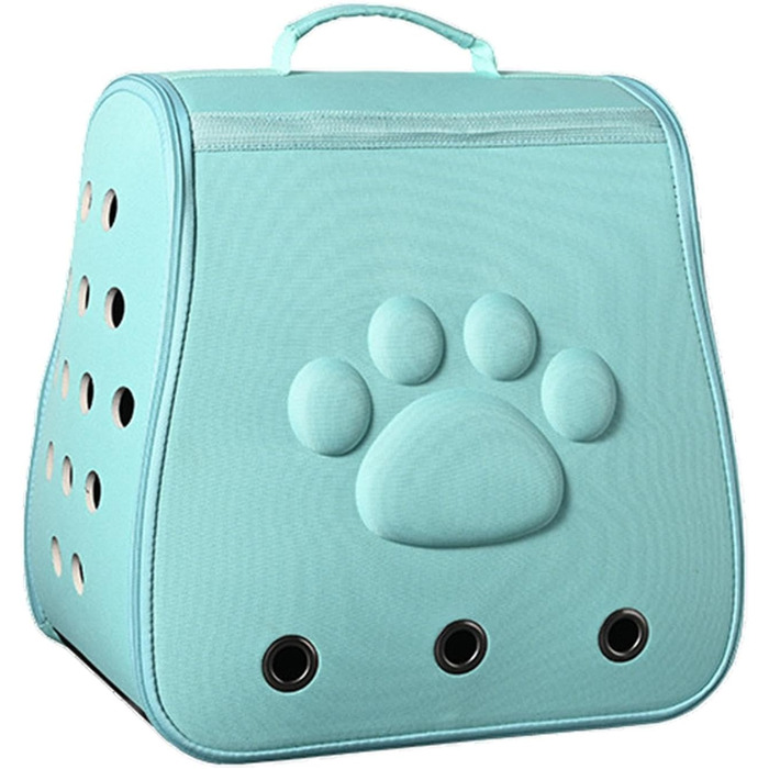 Транспортер для кошенят та цуценят: легка, дихаюча переноска для котів та собак, блакитна
