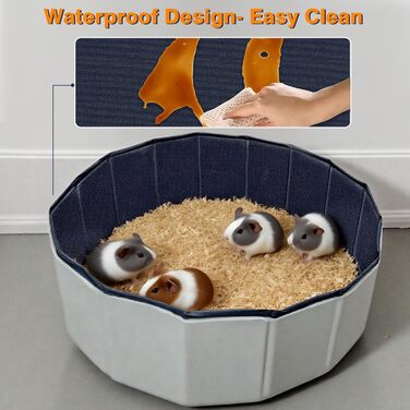 Клітка-загон для дрібних тварин GHWMYD, складана, 80x30 см