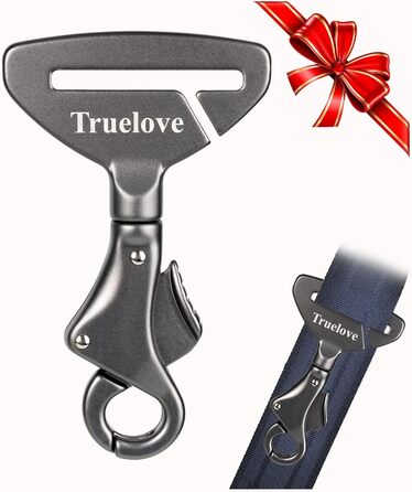 Покращений собачий нашийник-пояс з безпечною пряжкою, універсальний для авто, фіолетовий (TLM1993-Сірий)