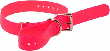 Нашийник для собак Educator Biothane, 1,9 см, рожевий