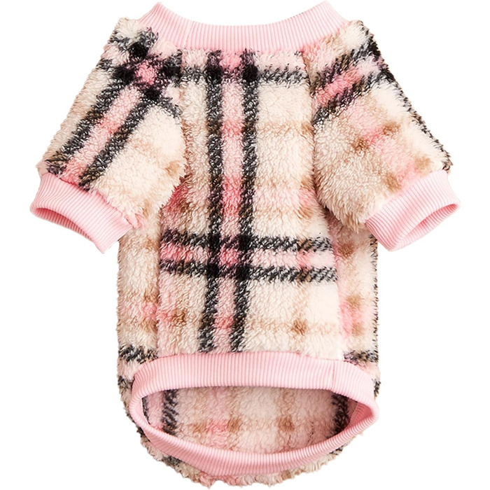 Теплий зимовий пуловер для собак Jecikelon з візерунком, розмір L, для маленьких собак, м'який, комфортний, для котів та собак