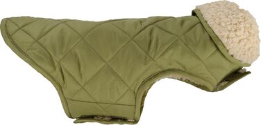 Зимовий теплий одяг для собак Flamingo Bonnie – зелений, розмір 40, преміум-якість, водонепроникний, з плюшевою підкладкою